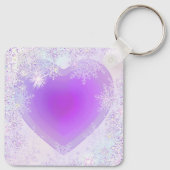 Porte-clés Flocon de neige pourpre (Dos)