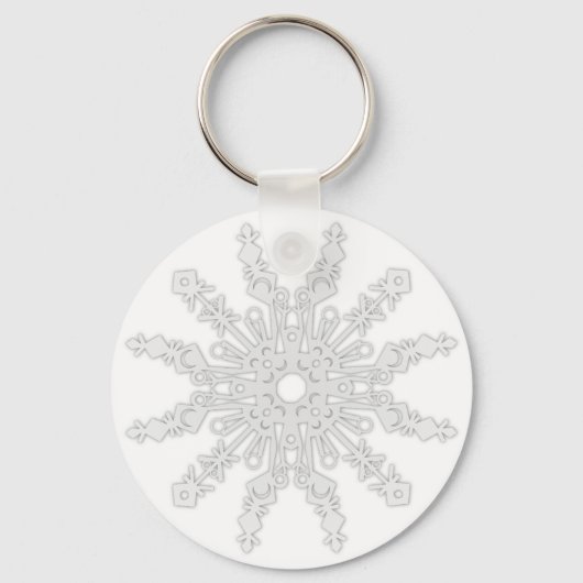 Porte-clés Flocon V d'hiver (Recto)