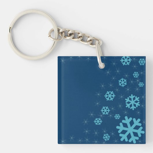 Porte-clés Flocons de neige (Devant)