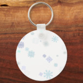 Porte-clés Flocons de neige pâles (Recto)