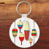 Porte-clés Flocons de pêche / Bobbers (Recto)