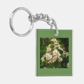 Porte-clés Floraison blanche (Devant gauche)