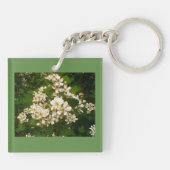 Porte-clés Floraison blanche (Dos)