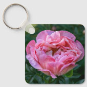 Porte-clés Floraison de Pivoine Rose (Recto)