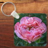 Porte-clés Floraison de Pivoine Rose (Recto)
