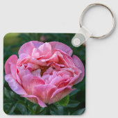 Porte-clés Floraison de Pivoine Rose (Dos)