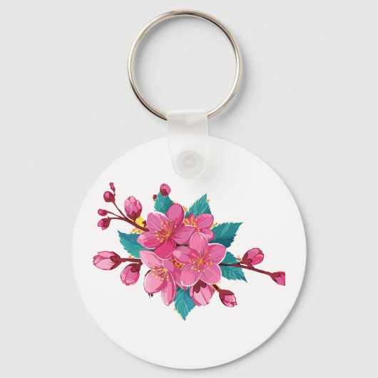 Porte-clés Floraison des Sakura (Recto)