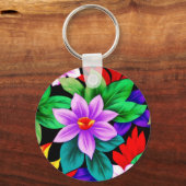 Porte-clés Floral2 (Recto)