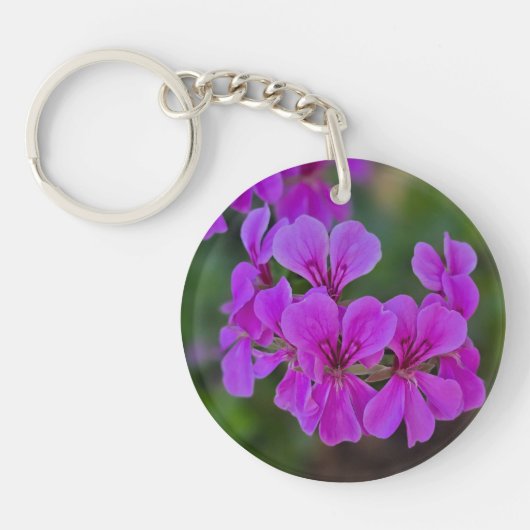 Porte-clés Floral 2 sided acrylic keychain  (Devant)