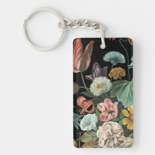 Porte-clés Floral baroque - bouquet des fleurs