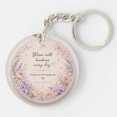 Porte-clés Floral Couple Chibi Bloom Gently (Dos)