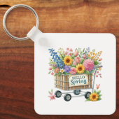 Porte-clés floral de printemps (Recto)