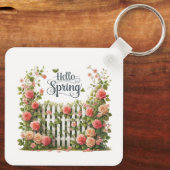 Porte-clés floral de printemps (Verso)