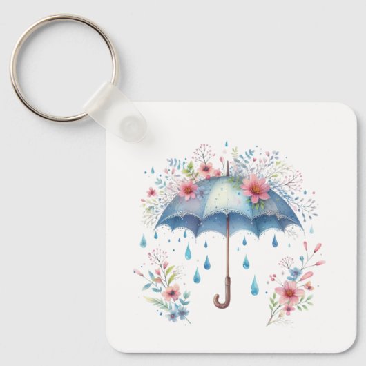 Porte-clés floral de printemps  (Recto)