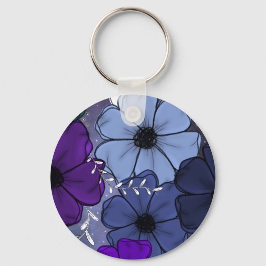Porte-clés Floral keychain  (Verso)