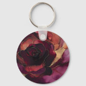 Porte-clés Floral or rose de Bourgogne (Verso)