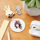Porte-clés Floral Porte - clé de cheveux à fleurs