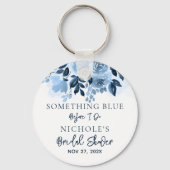 Porte-clés Floral Something Blue Avant de me marier Shower de (Verso)