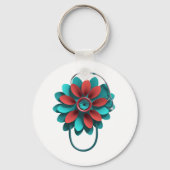 Porte-clés Floral Stethoscope Design – Unique Medical & Healt (Recto)