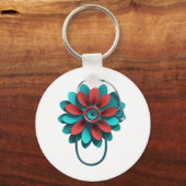 Porte-clés Floral Stethoscope Design – Unique Medical & Healt (Recto)