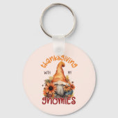 Porte-clés Floral Thanksgiving avec mes Gnomies (Verso)