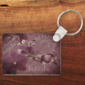 Porte-clés floral vintage (Recto)