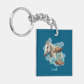 Porte-clés floral Western Horse (Devant gauche)