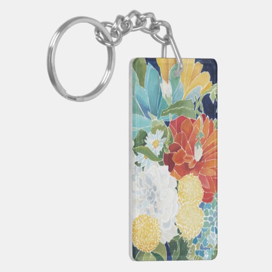 Porte-clés Florals de minuit III (Devant gauche)