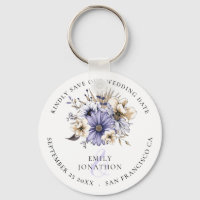 Florals Lilac Mariage Garde Enregistrer La Date