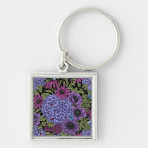Porte-clés Floraux de jardin gras
