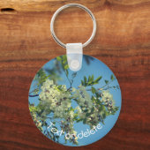 Porte-clés Flore de criquets personnalisée (Verso)