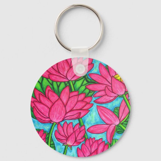 Porte-clés Flore funky - Lotus Porte - clé (Recto)