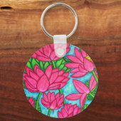 Porte-clés Flore funky - Lotus Porte - clé (Recto)