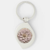 Porte-clés Flore Rose poussiéreux - Porte - clé métallique (Devant)