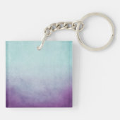 Porte-clés Flore rustique Turquoise et violet de Bohême (Dos)