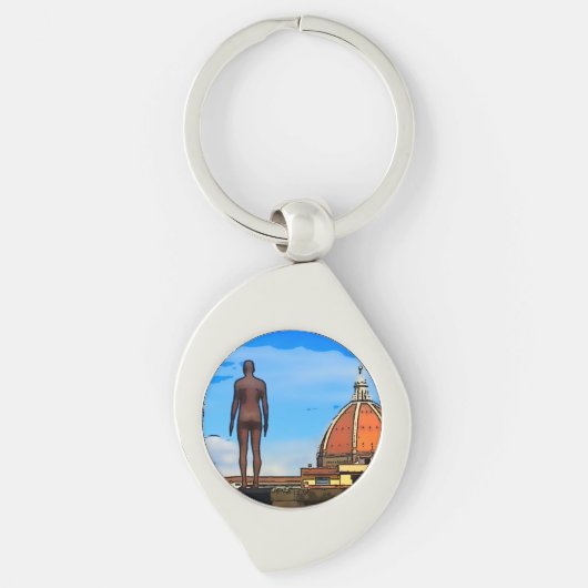 Porte-clés Florence Duomo Dome Antony Gormley (Devant)
