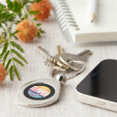 Porte-clés Florida Homme lettre Vintage (Côté )