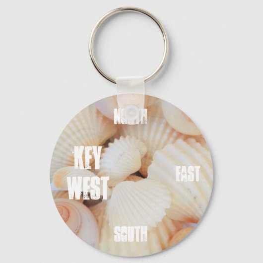 Porte-clés Florida Keys Key West Compass Sand Beach Porte - c (Recto)