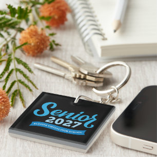Porte-clés Florida Virtual HS Senior 2027, Noir