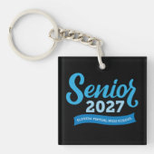 Porte-clés Florida Virtual HS Senior 2027, Noir (Devant)