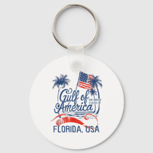 Porte-clés Floride Côte Du Golfe De L'Amérique Drôle Donald T
