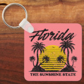 Porte-clés Floride L'État Sunshine (Recto)