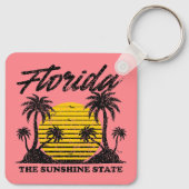 Porte-clés Floride L'État Sunshine (Dos)
