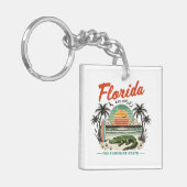 Porte-clés Floride, L'État Sunshine - Sunset Beach Scene (Devant gauche)