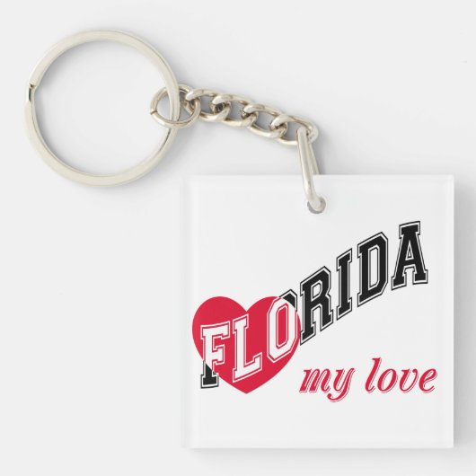 Porte-clés Floride mon amour (Devant)