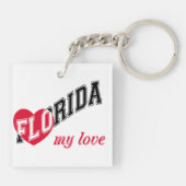 Porte-clés Floride mon amour (Dos)