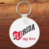 Porte-clés Floride mon amour (Recto)