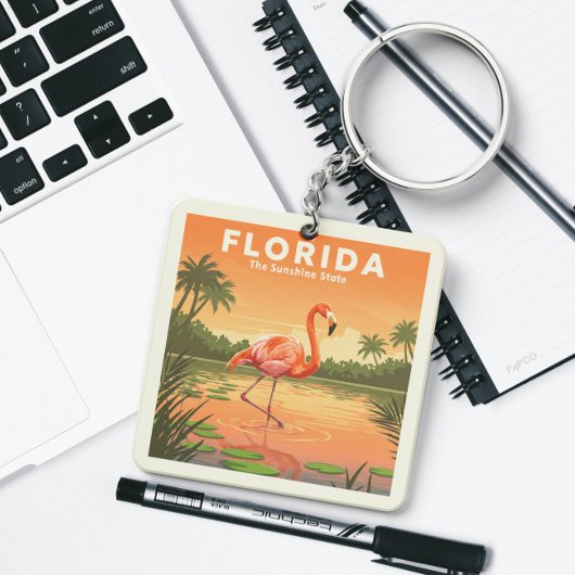 Porte-clés Floride vintage