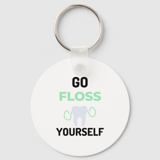 Porte-clés Floss Yourself 2 (Recto)
