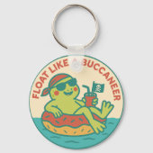 Porte-clés Flotter comme une grenouille boucanier (Verso)